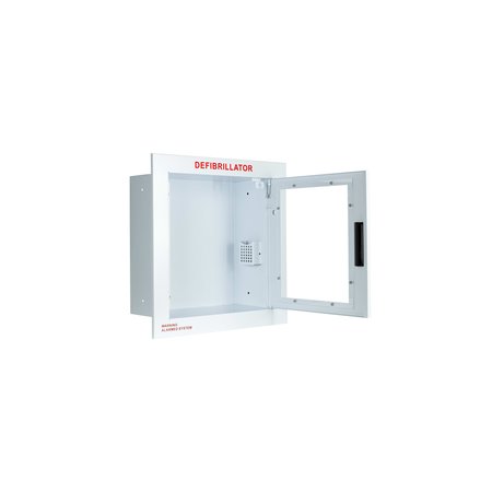 Cubix Safety Fully Recessed, Non-Alarmed, Large AED Cabinet FR-Ln